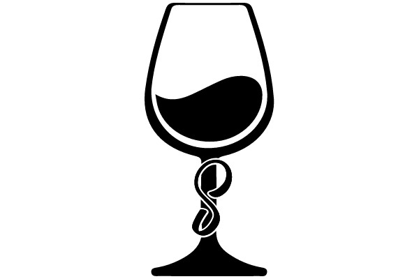 Elegant Wine Glass Icon in