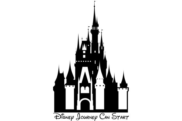 Disney Journey Can Start: A Silhouette of Iconic Disney Castles