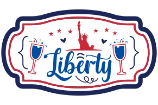 Celebrating Liberty with a Wine Glass and the Statue of Liberty