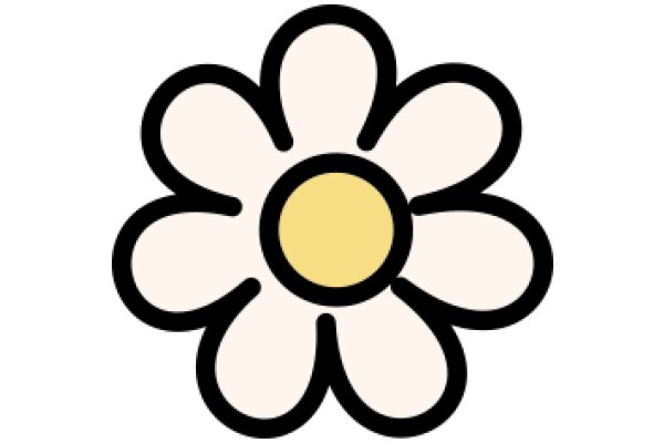 A Vibrant Flower Emblem: A Symbol of Nature's Beauty and Simplicity