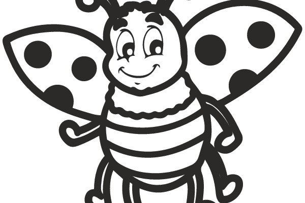 Bee Coloring Page