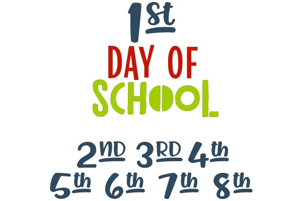 1st DAY OF SCHOOL