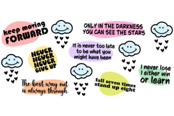 Motivational Quotes and Clouds: A Collection of Inspirational Sayings and Whimsical Clouds