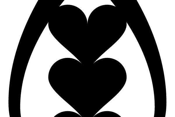 Triple Heart Teardrop Pendant
