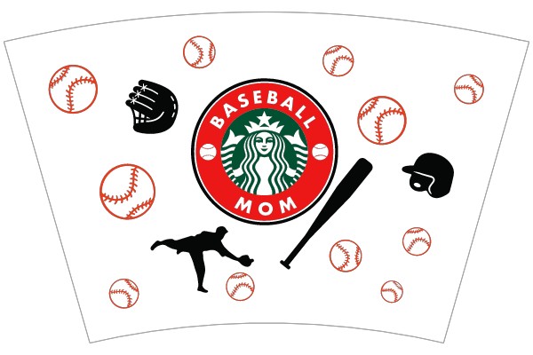 Starbucks Baseball Mom