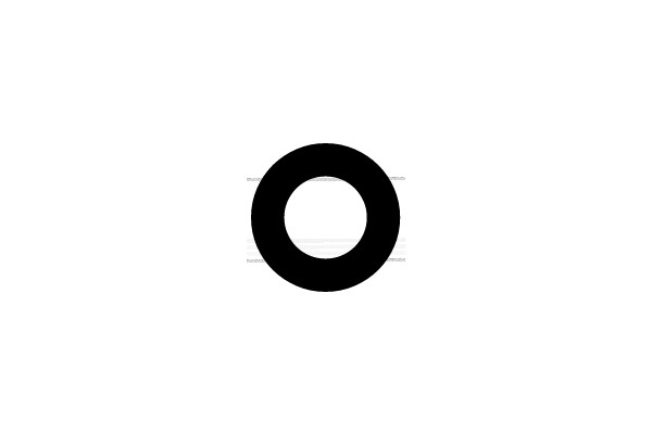 Black Circle on a White Background