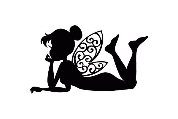 Silhouette of a Fairy