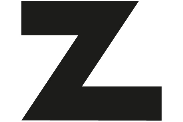 Bold Black Letter Z