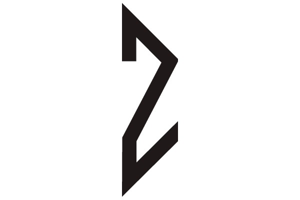 Black Arrowhead Symbol