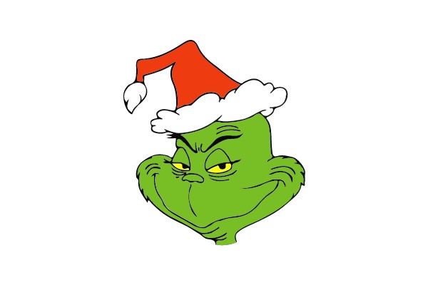 Grinch in Santa Hat