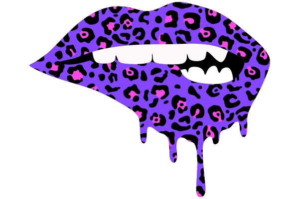 Wildly Whimsical Lips: A Fusion of Bold Patterns and Expression