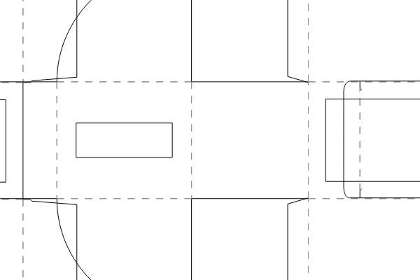 3D Puzzle Cutout Template