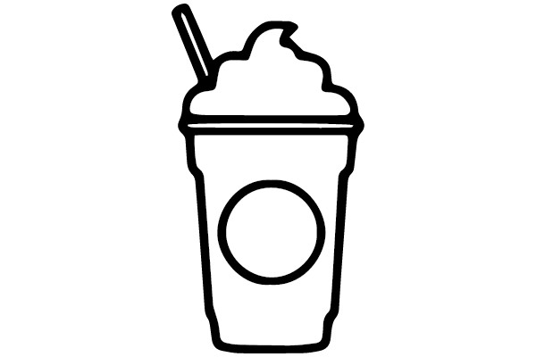 Iced Coffee with Whipped Cream on Top