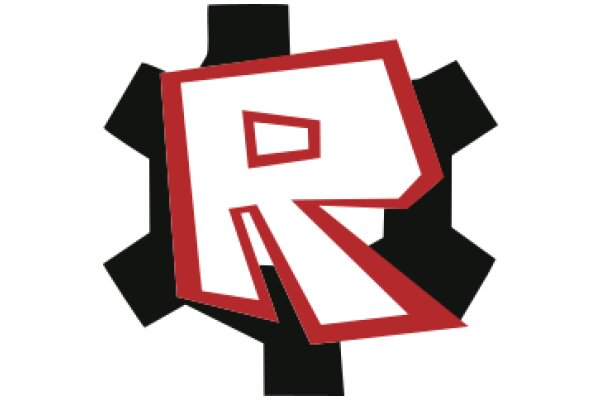 Digital Art: A Red Letter 'R' with a Glossy Finish