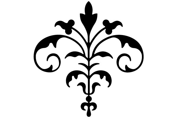 Classic Flourish Ornament in SVG Format
