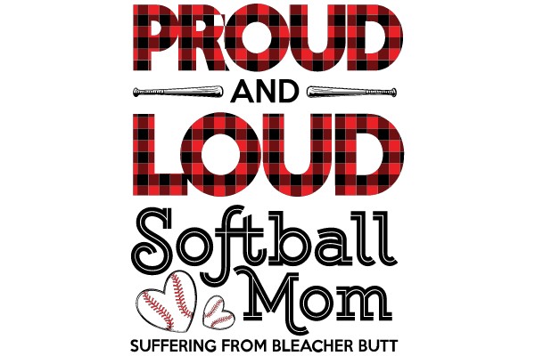 Proud and Loud Softball Mom
