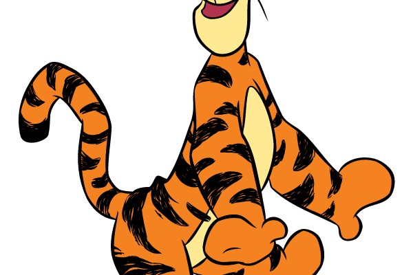Tigger in a Happy Pose