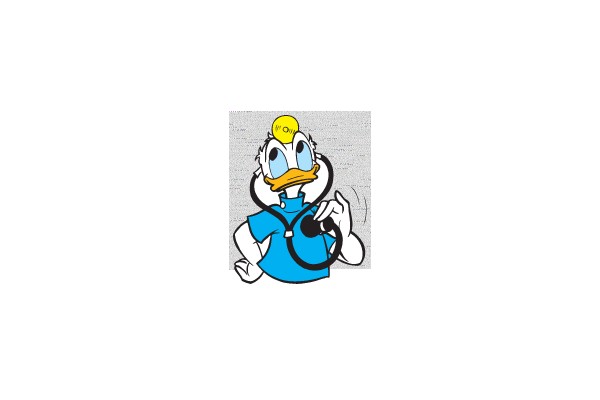 Donald Duck as a Doctor