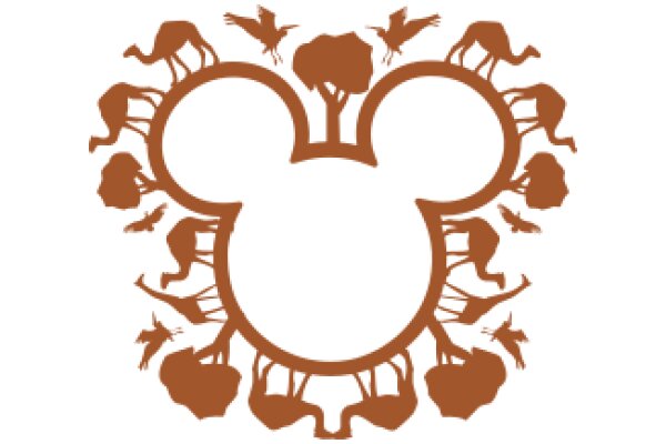 A Whimsical Journey Through the Animal Kingdom: A Disney-Inspired Silhouette