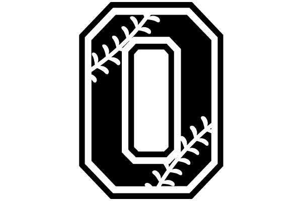 Octagonal Baseball Stitch Outline