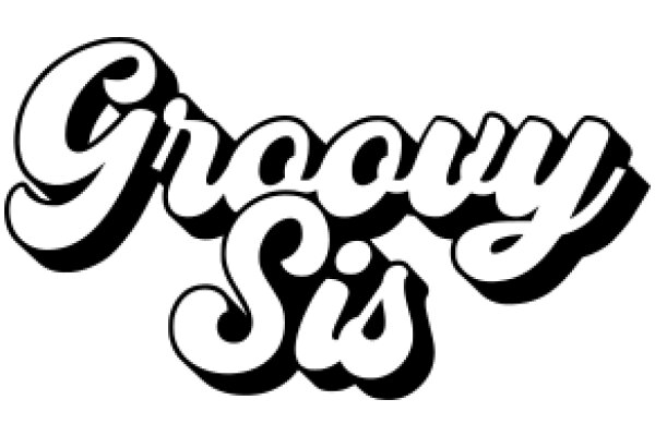 Stylized Text Logo: Groovy Sisters