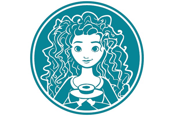 Whimsical Circle Portrait