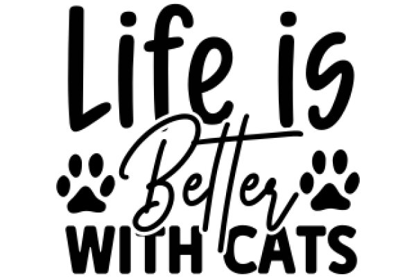 Life is Better with Cats: A Playful Affirmation