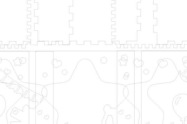 A Collection of Empty Sticker Spaces