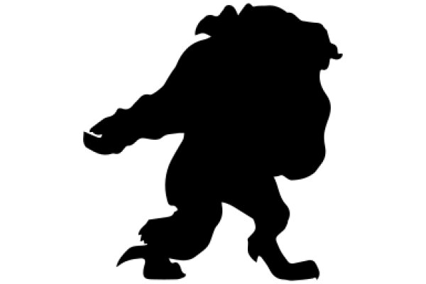 Silhouette of a Monster: A Mysterious Creature in