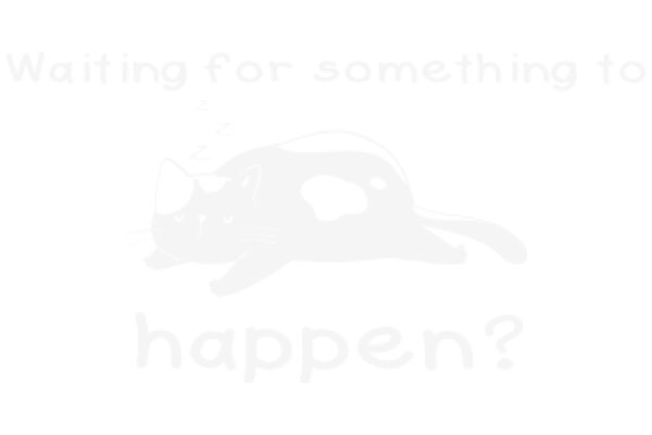 A Whimsical Wait: A Cat's Dreamy Adventure