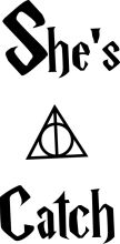 A Playful Blend of Iconic Symbols: The Art of Combining 'She's Catching' and 'Harry Potter' into a Single Image