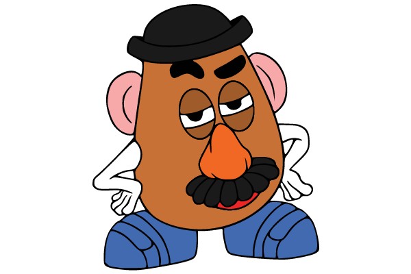 Classic Mr. Potato Head in His Signature Pose