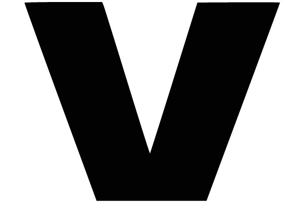 Bold Black Letter V