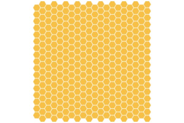 A Close-up View of a Honeycomb Pattern