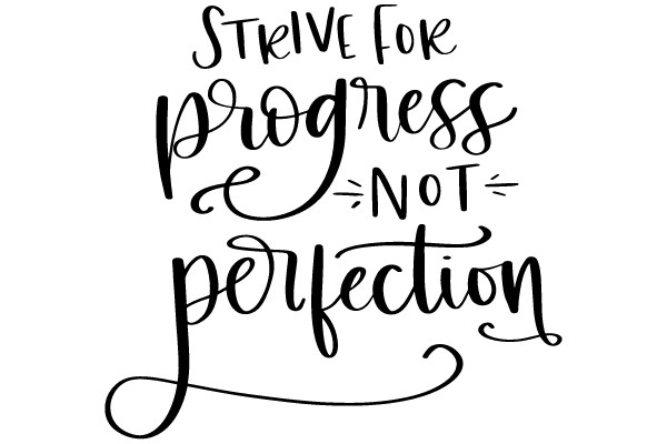 Strive For Progress, Not Perfection