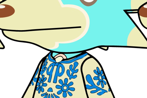 A Winter-themed Animal Character