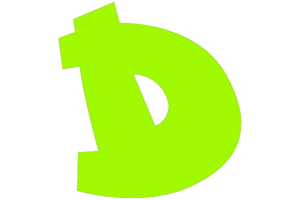 Green and Yellow Letter 
