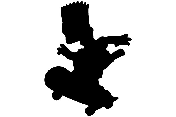 Skateboarder's Leap into Action