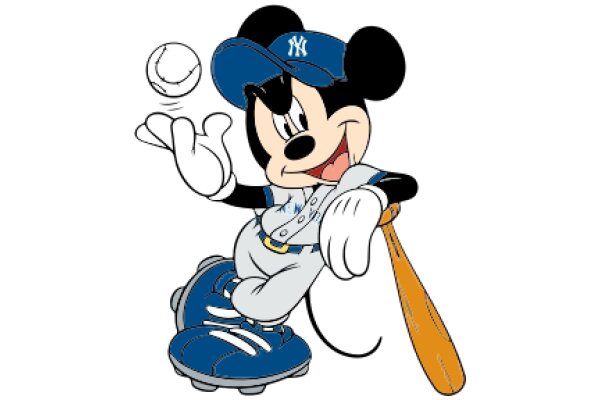 Mickey Mouse, the New York Yankees Fan: A Playful Crossover of Iconic Characters