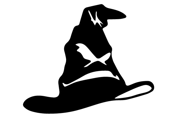 Witch Hat with Flying Cat