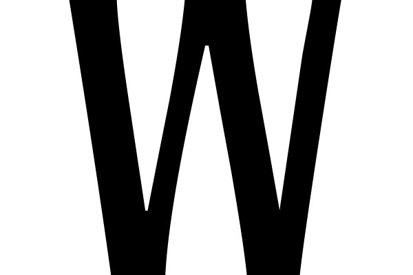 Black Letter W