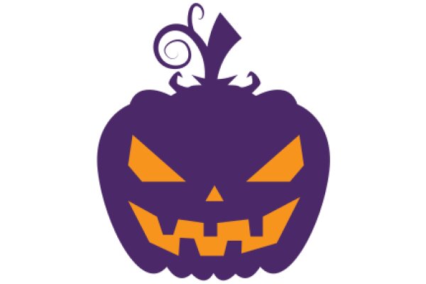 Vibrant Halloween Pumpkin Logo