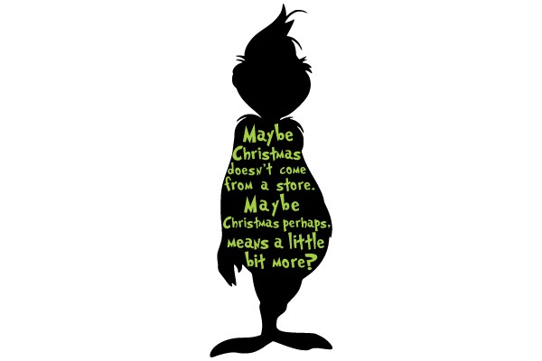 Grinch with Christmas Quotes
