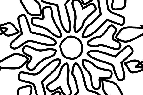 Snowflake Outline