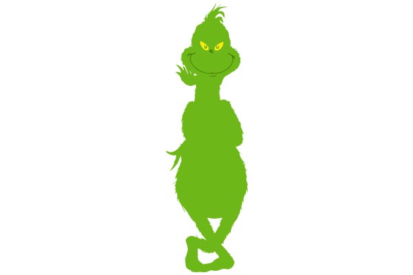 The Grinch's Holiday Mood: A Digital Artwork