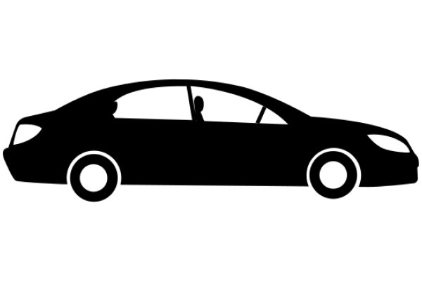 A Solid Black Car Icon