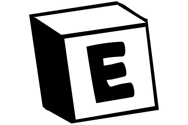 Block with the Letter 'E'