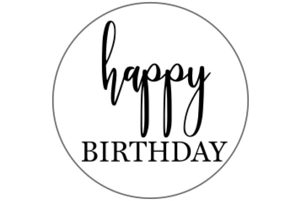 Celebrating Birthdays with a Touch of Elegance: A Round Sign for a Special Occasion