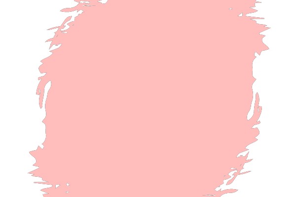 Abstract Pink Shape on Black Background