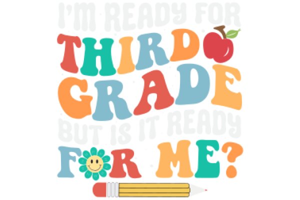 Getting Ready for Third Grade: A Colorful and Encouraging Poster